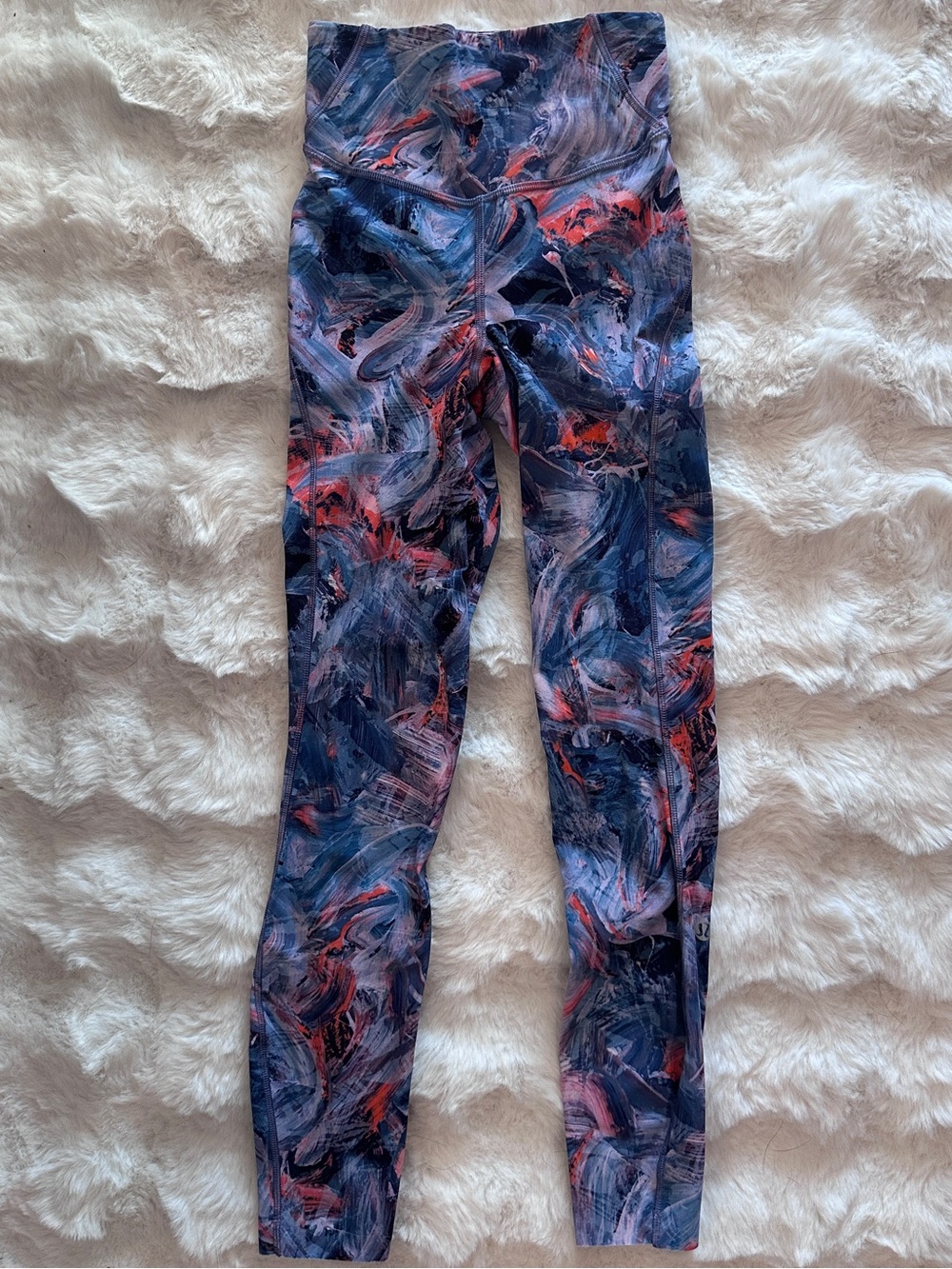 Lululemon Purple Swirl Print Leggings - Size 0